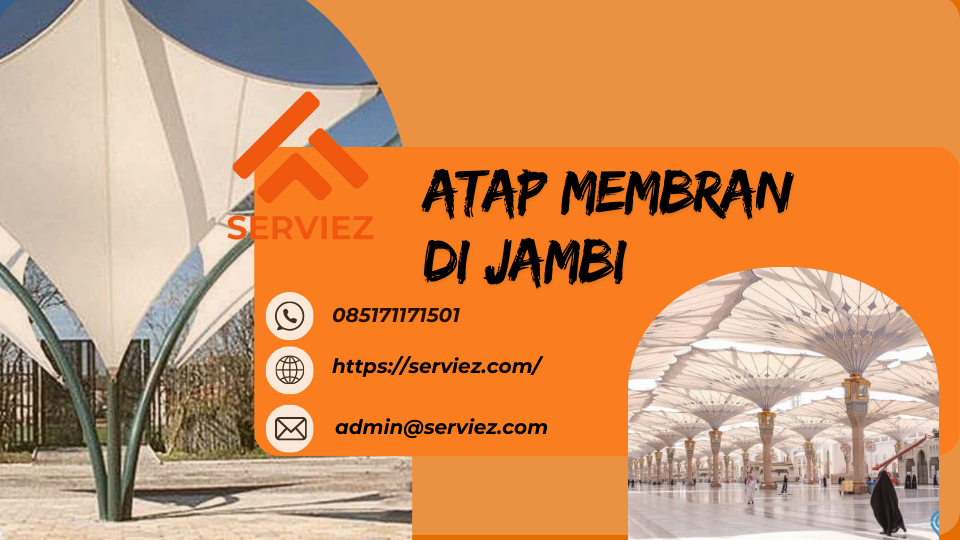 Atap membran di Jambi