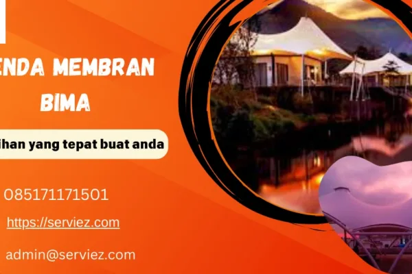 Tenda membran di Bima