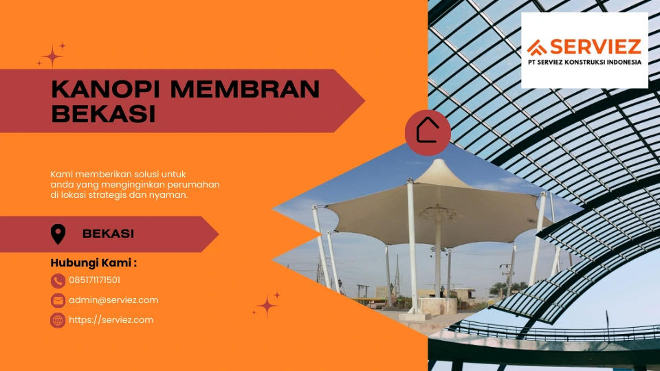 Kanopi membran di Bekasi