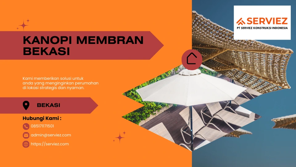 Kanopi membran di Bekasi