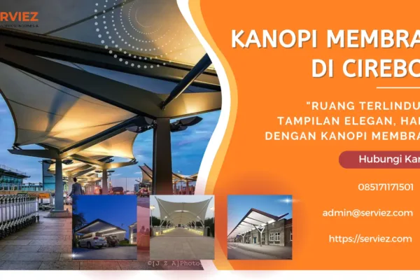 kanopi membran di Cirebon