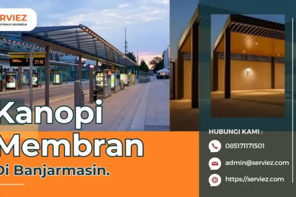 Kanopi Membran di Banjarmasin