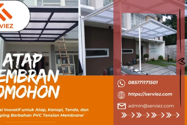 Atap Membran di Tomohon