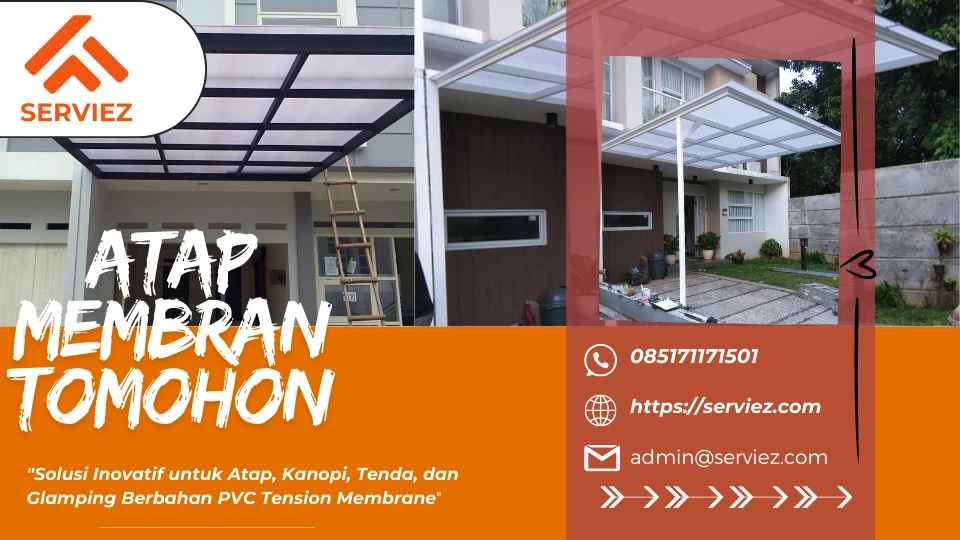 Atap Membran di Tomohon