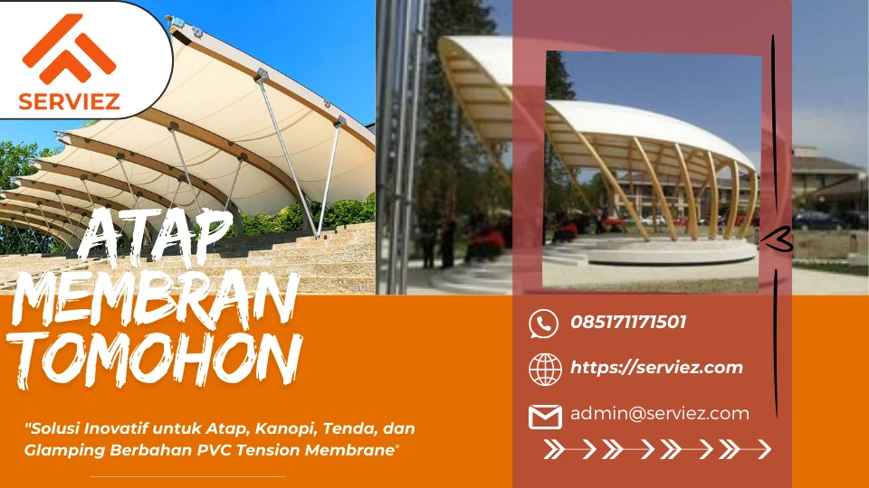 Atap Membran di Tomohon