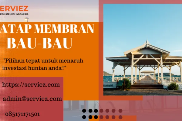 Atap membran Bau-Bau