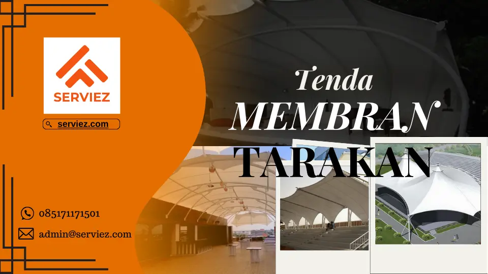 Atap membran Tarakan