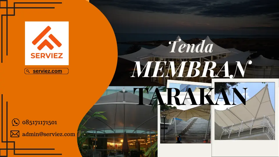 Atap membran Tarakan