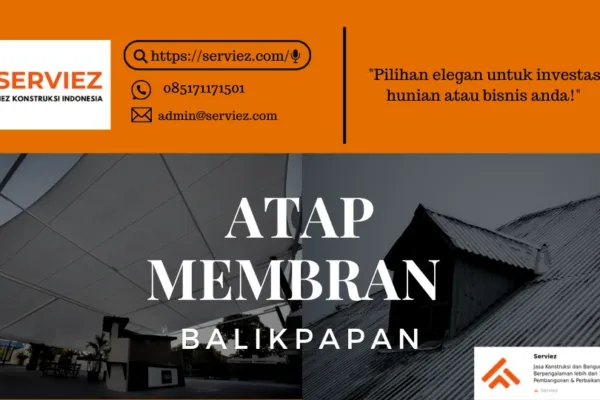 Atap membran di Balikpapan
