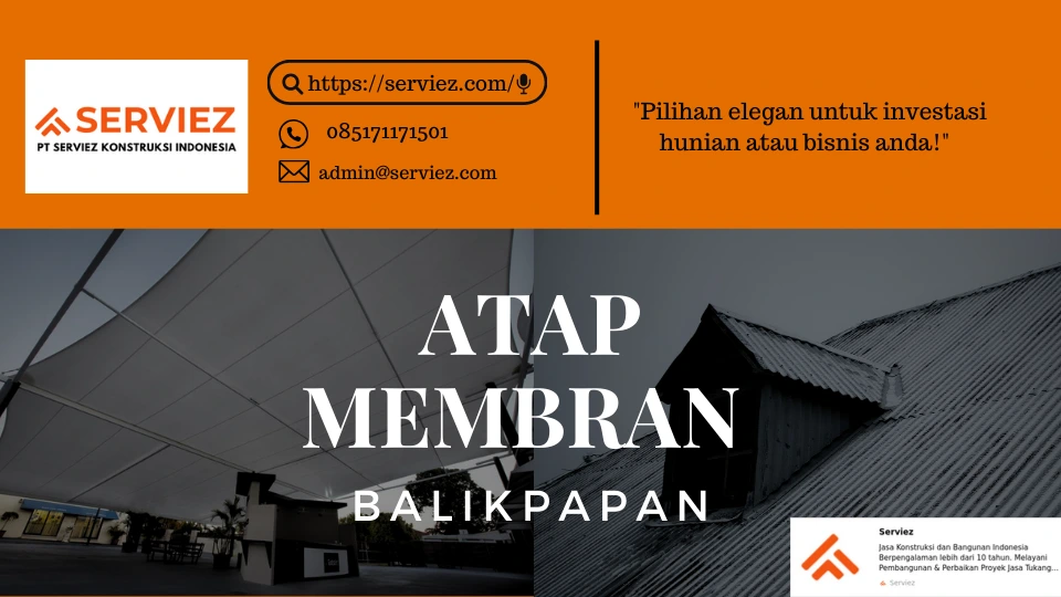Atap membran di Balikpapan