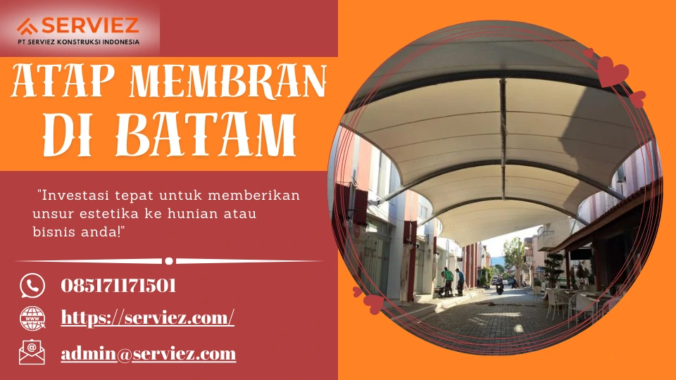 Atap membran di Batam