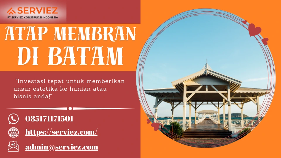 Atap membran di Batam