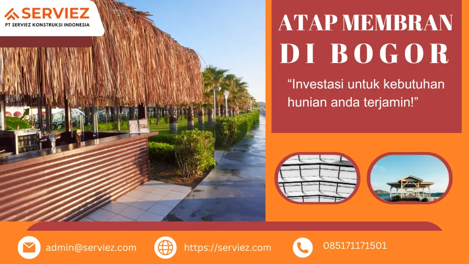 Atap membran di Bogor