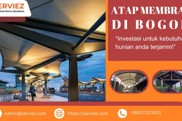 Atap membran di Bogor