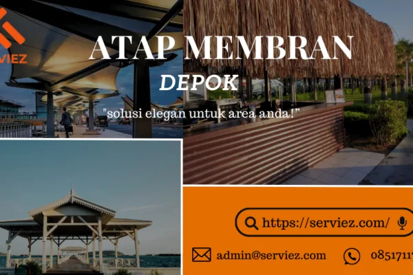 Atap membran di Depok
