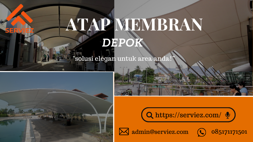 Atap membran di Depok