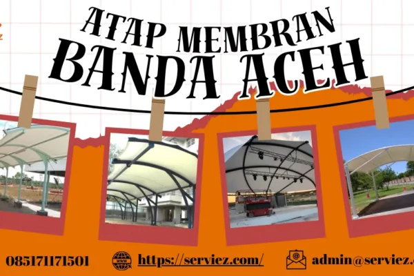Atap Membran di Banda Aceh
