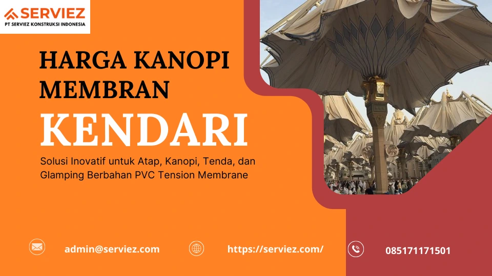 Harga Kanopi Membran Kendari
