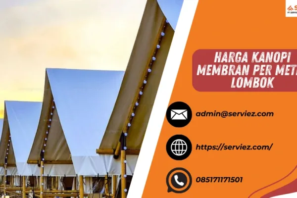 Harga Kanopi Membran Per Meter Lombok