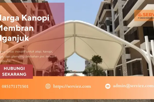Harga kanopi membran Nganjuk