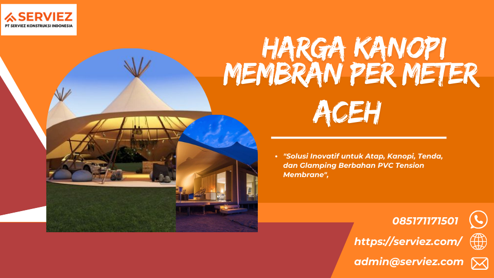 Harga Kanopi Membran Per Meter Aceh