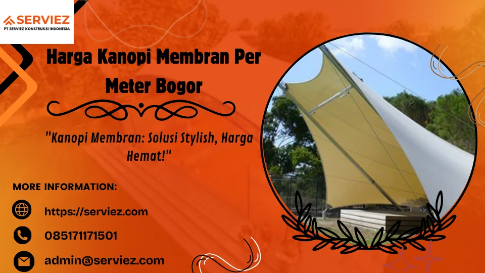 Harga Kanopi Membran Per Meter Bogor