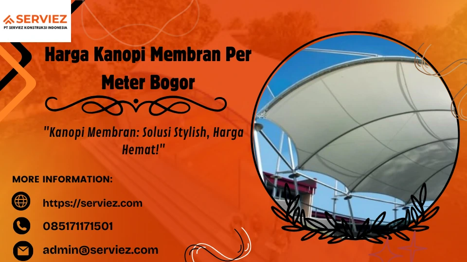 Harga Kanopi Membran Per Meter Bogor