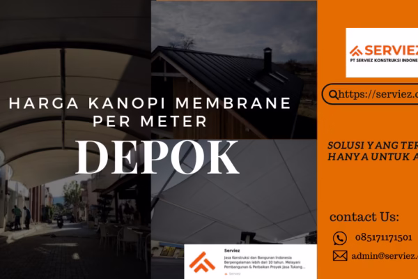 Harga Kanopi Membran Per Meter Depok