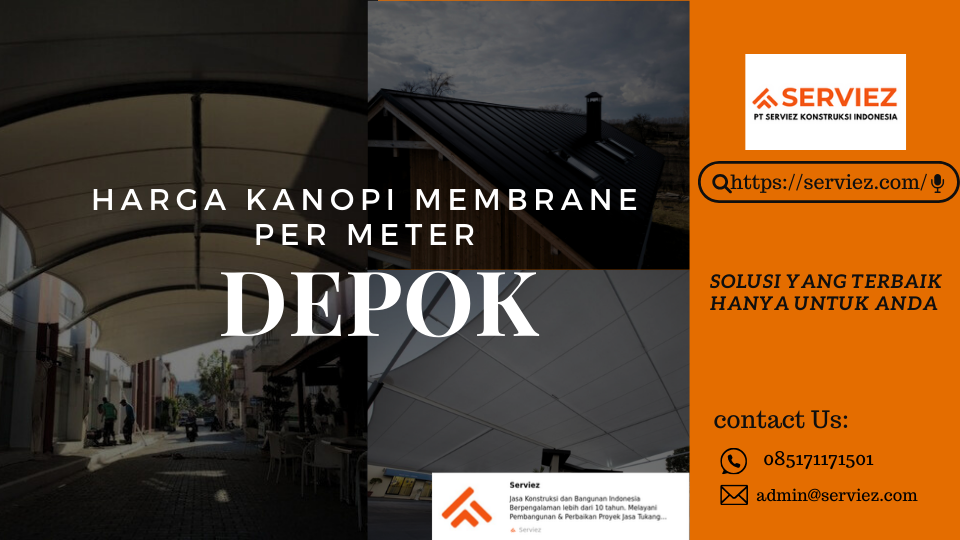 Harga Kanopi Membran Per Meter Depok