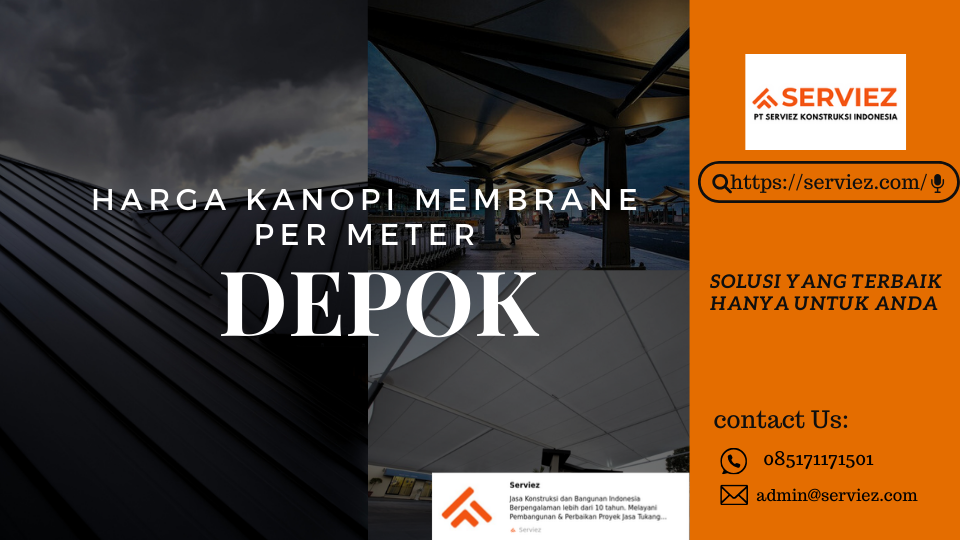 Harga Kanopi Membran Per Meter Depok