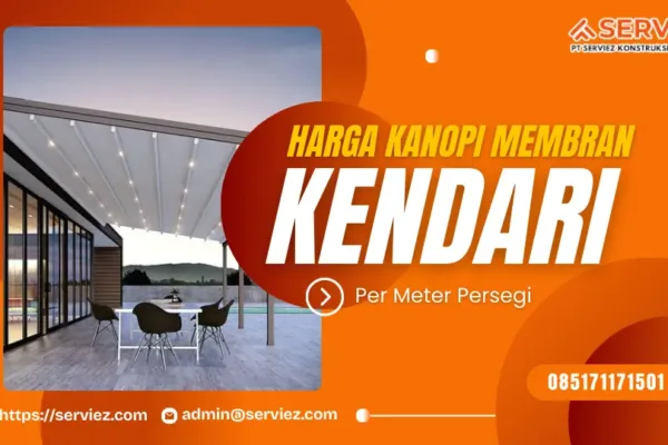 Harga Kanopi Membran Per Meter Kendari