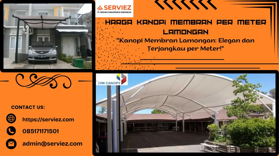 Harga Kanopi Membran Per Meter Lamongan