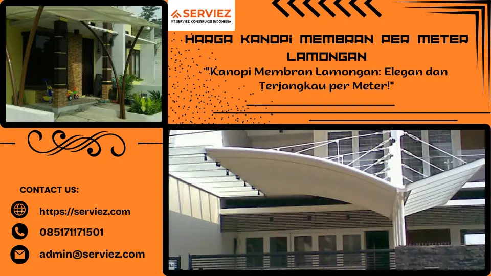 Harga Kanopi Membran Per Meter Lamongan