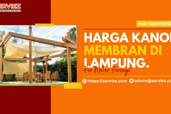 Harga Kanopi Membran Per Meter Lampung