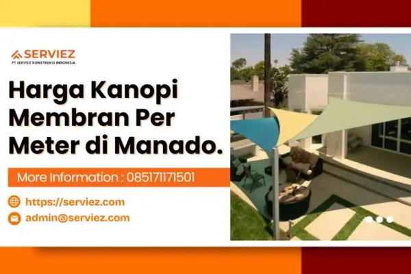 Harga Kanopi Membran Per Meter Manado