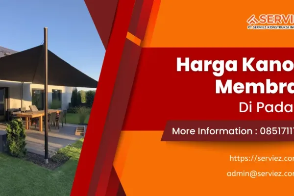 Harga Kanopi Membran Per Meter di Padang