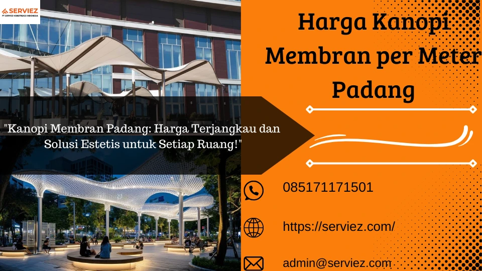 Harga Kanopi Membran Per Meter Padang