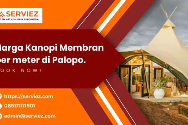 Harga Kanopi Membran Per Meter Palopo