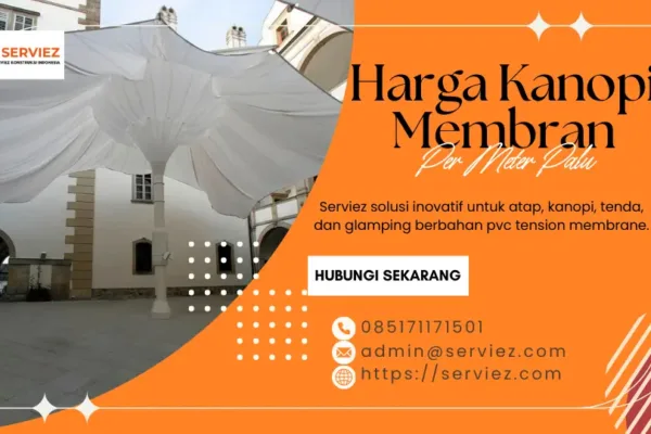 Harga Kanopi Membran Per Meter Palu