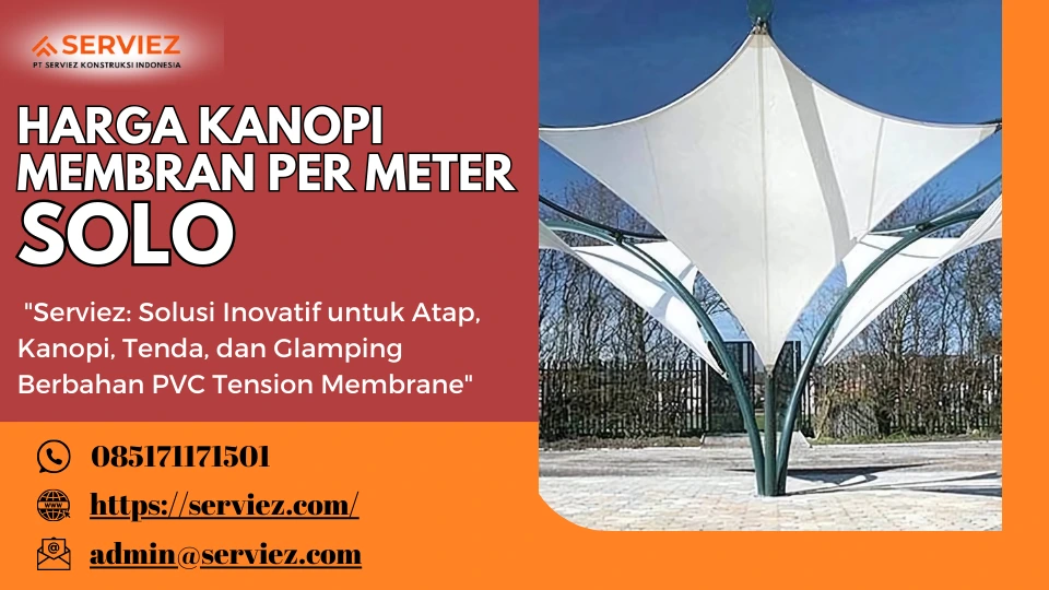 Harga Kanopi Membran Per Meter Solo
