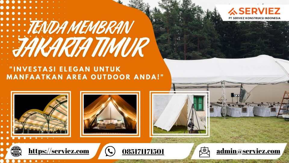 Tenda membran Jakarta Timur