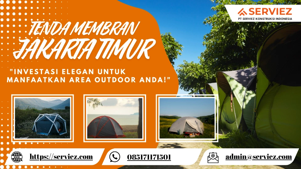 Tenda membran Jakarta Timur