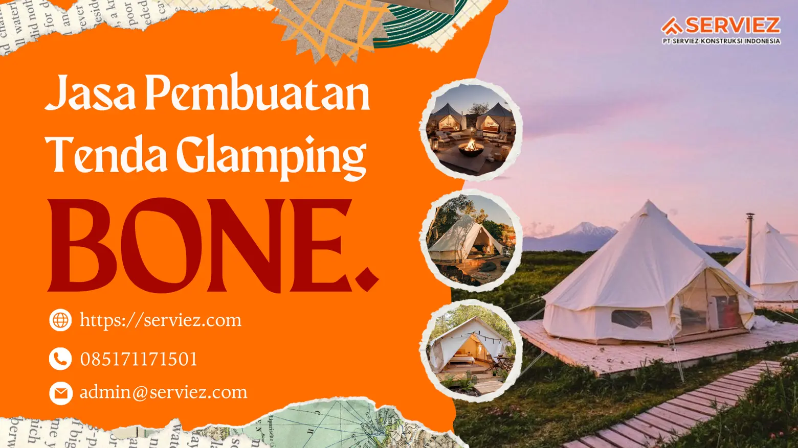 Jasa Pembuatan Tenda Glamping Bone Jasa Pembuatan Tenda Glamping Bone