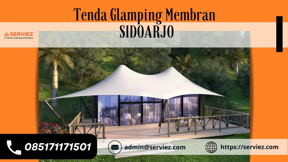 Jasa Pembuatan Tenda Glamping Membrane Sidoarjo