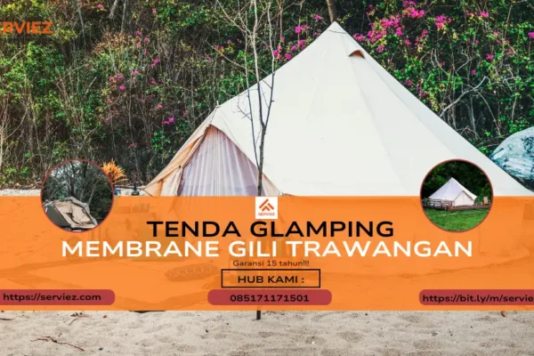 Jasa Pembuatan Tenda Glamping Membrane Gili Trawangan