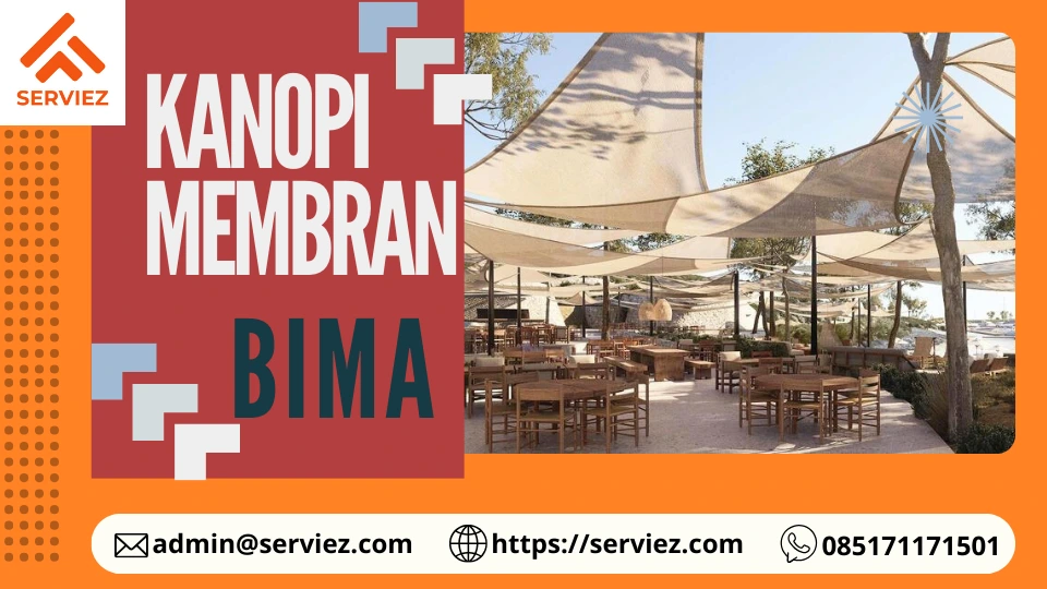 Kanopi Membran di Bima