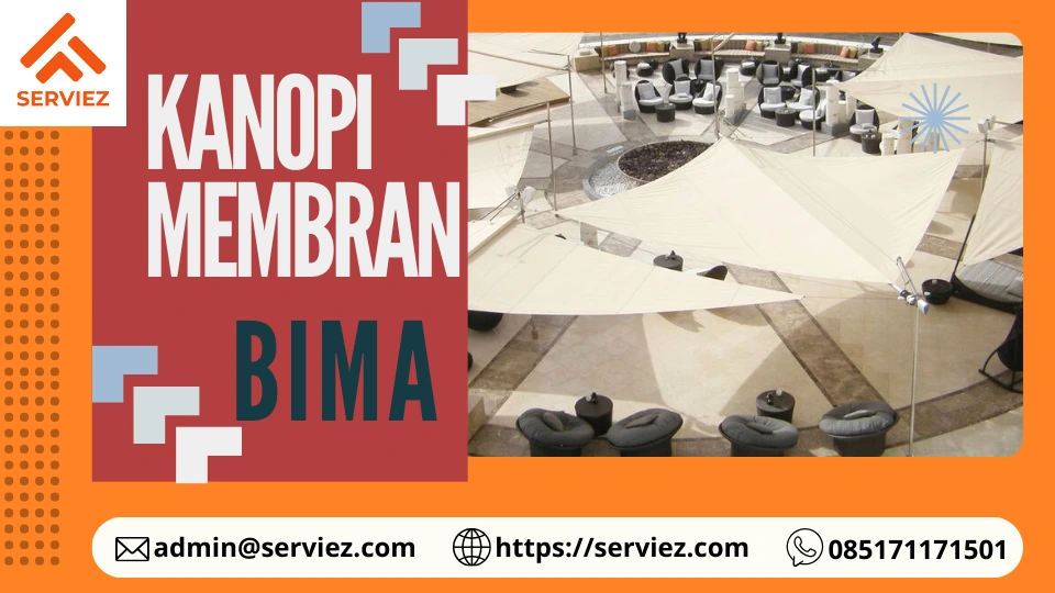 Kanopi Membran di Bima