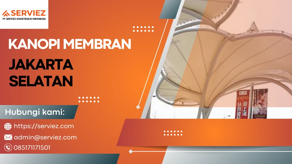 Kanopi Membran di Jakarta Selatan