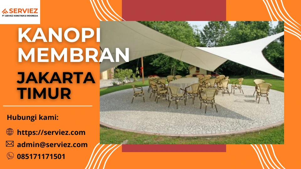 Kanopi Membran di Jakarta Timur