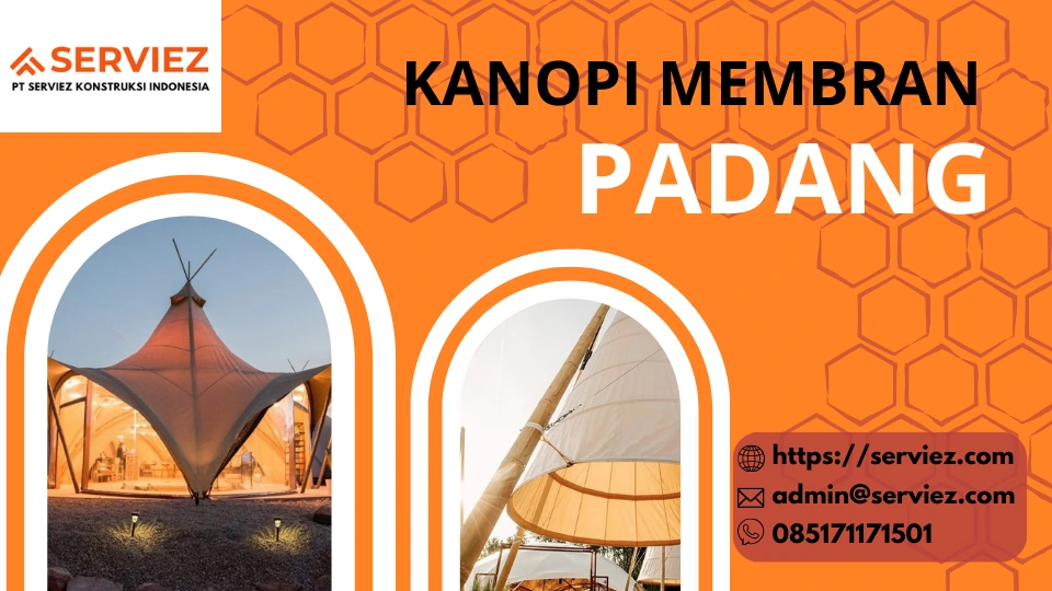 Kanopi Membran di Padang
